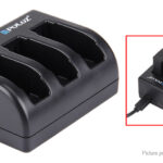 PULUZ PU134 3-Slot Battery Charger for GoPro HERO5