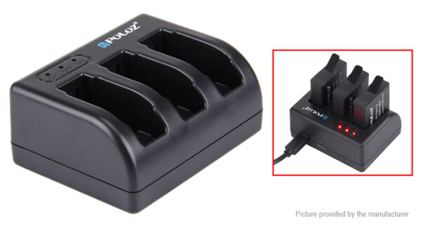 PULUZ PU134 3-Slot Battery Charger for GoPro HERO5