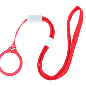 Polyester Lanyard w/ Aluminum Ring for E-Cigarettes