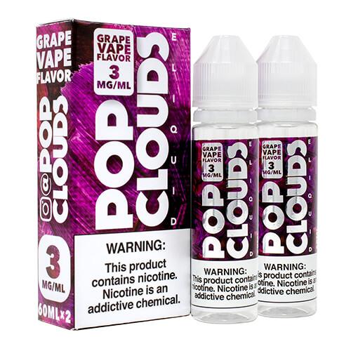 Pop Clouds E-Liquid - Grape Vape - 2x60ml / 0mg