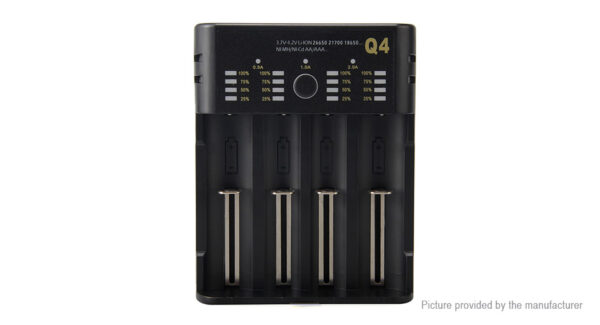 Q4 4-Slot Smart Battery Charger
