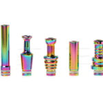 Rainbow Stainless Steel 510 Drip Tips (7-Pack)
