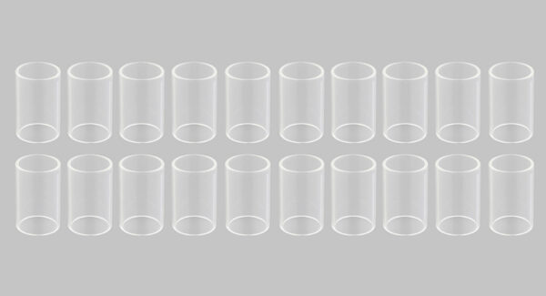 Replacement Glass Tank for JUSTFOG Q16 Tank Clearomizer (20-Pack)