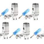 Replacement RBA Coil Head for Atlantis Clearomizer (5-Pack)