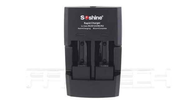 Soshine SC-S5 DC4.2V 2-Slot LiFePO4 RCR123 RCR2 Battery Fast Charger