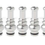 Stainless Steel 510 Drip Tips (5-Pack)