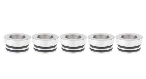 Stainless Steel 810 to 510 Drip Tip Adapter (5-Pack)