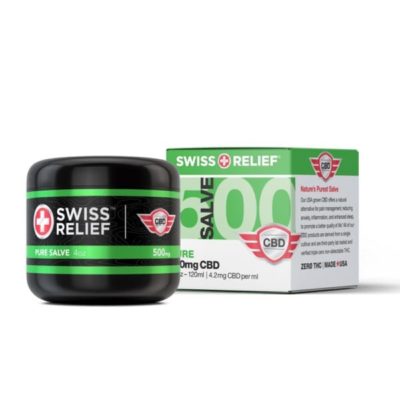 Swiss Relief Pure CBD Salve (Choose Size)