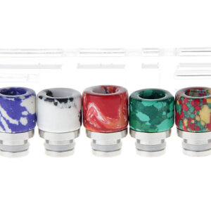 Turquoise + Stainless Steel Hybrid 510 Drip Tip (7 Pieces)