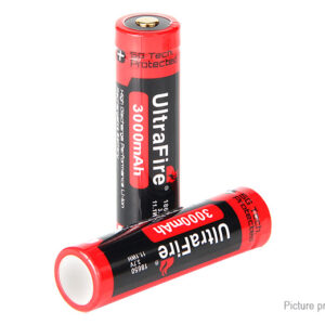 UltraFire BRC 18650 3.7V 3000mAh Rechargeable Li-ion Batteries (2-Pack)