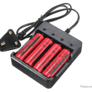 Universal 4-slot Li-ion Rechargeable Battery Charger (UK)