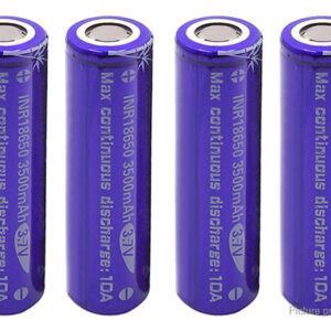Vapcell 18650 3.7V 3500mAh Rechargeable Li-ion Battery (4-Pack)
