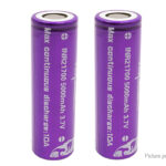 Vapcell INR 21700 3.7V 5000mAh Rechargeable Li-ion Battery (2-Pack)