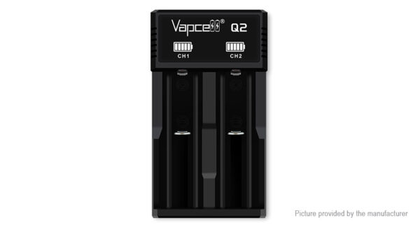 Vapcell Q2 2-slot Smart Li-ion/IMR Battery Charger