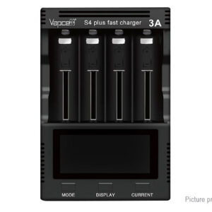 Vapcell S4 Plus 4-Slot Smart Battery Charger / Discharger (EU)