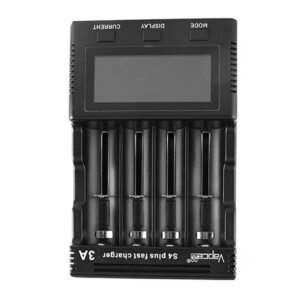 Vapcell S4 Plus 4-Slot Smart Battery Charger / Discharger (UK)