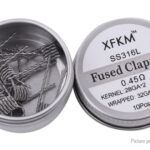 XFKM 316L Stainless Steel Fused Clapton Pre-Coiled Wire