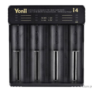 Yonii i4 4-Slot Smart Li-ion/Ni-MH Battery Charger