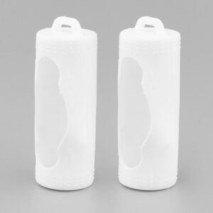 26650 Battery Protective Silicone Sleeve Case (2-Pack)