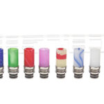Acrylic + Stainless steel 510 Drip Tip (10-Pack)