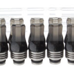 Flat PC + Stainless Steel 510 Drip Tip (10-Pack)