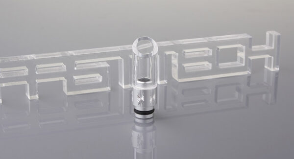 Muffler Aluminum + Glass Hybrid 510 Drip Tip