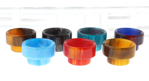 Resin Wide Bore Drip Tip for GOON LP Atomizer (7 Pieces)