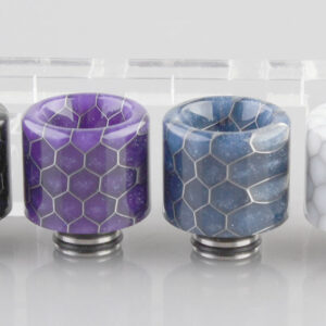 Stainless Steel + Resin Hybrid 510/810 Drip Tip (4 Pieces)