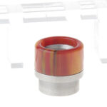 Stainless Steel + Resin Hybrid Wide Bore Drip Tip for KENNEDY Atomizer