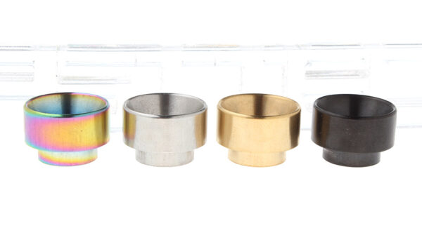 Stainless Steel Wide Bore Drip Tip for GOON LP Atomizer (4 Pieces)