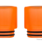 2PCS Acrylic 810 Drip Tip (Orange)