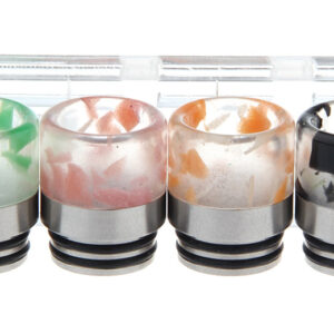 Resin + Stainless Steel Hybrid 810 Drip Tip (4 Pieces)