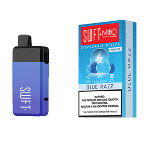 SWFT MOD Recharge - Disposable Vape Device - Blue Razz Ice - Single / 50mg