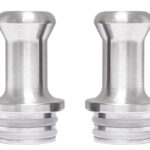 Steam Crave Aromamizer Classic MTL RTA Replacement Stainless Steel 510 Drip Tip (Silver 2-Pack)