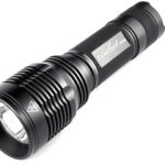 TANK007 DU126 900LM 6500K LED Flashlight w/Battery Charger