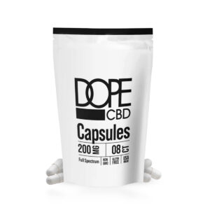 Dope CBD Capsules - 25mg 8 Count