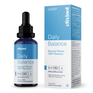 Elixinol CBD Hemp Oil Drops Daily Balance - Natural 500mg