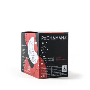 Pachamama CBD Vegan Gel Capsules 25mg 30 Pack