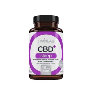 Twinlab CBD+ Sleep Capsules 15mg 30 Count