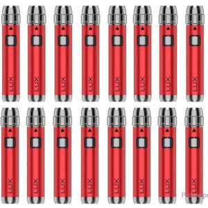 Yocan LUX 510 Threaded 400mAh Vape Pen Battery (Red 20-Pack)
