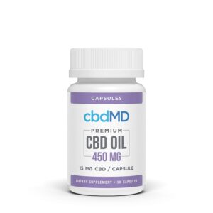 cbdMD CBD Oil Capsules 30 count 450mg