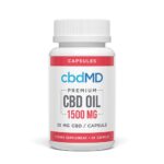 cbdMD CBD Oil Capsules 60 count 1500mg