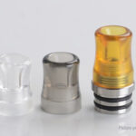 415 Styled Stainless Steel Base + PC & PEI Mouthpiece 510 Drip Tip Set