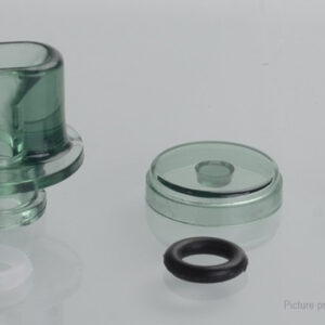 DEV Whistle V3 Styled PMMA Drip Tip + Button + Small Button for dotMod dotAIO (Army Green)