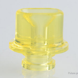 DEV Whistle V3 Styled PMMA Drip Tip for dotMod dotAIO / BB Billet Box / DELRO Box (Lemon Yellow)