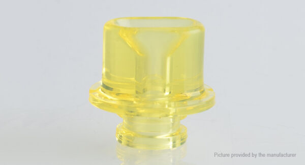 DEV Whistle V3 Styled PMMA Drip Tip for dotMod dotAIO / BB Billet Box / DELRO Box (Lemon Yellow)