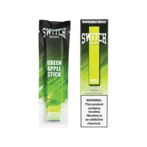 Switch Mods Stick Green Apple Disposable Vape Pen