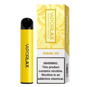 VaporLAX Banana Ice Disposable Vape Pen