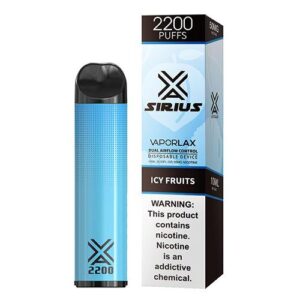 VaporLAX Sirius Icy Fruits Disposable Vape Pen