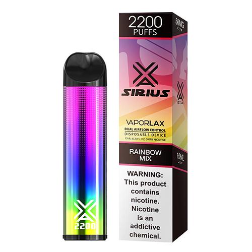 VaporLAX Sirius Rainbow Mix Disposable Vape Pen